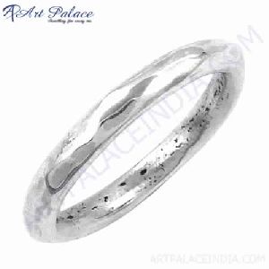Fashionable Plain Silver Ring, 925 Sterling Silver Jewelry