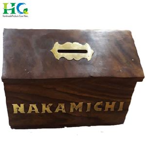 Wooden Money Saving Box