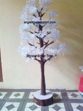 Snow Quartz gemstone tree