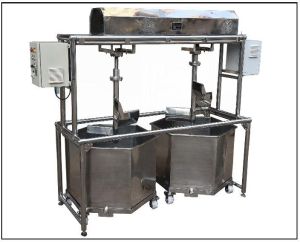 Double Tub Shrimps Stirrer Machine