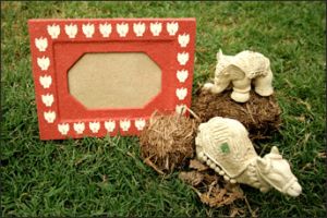 Elephant poo paper Frames