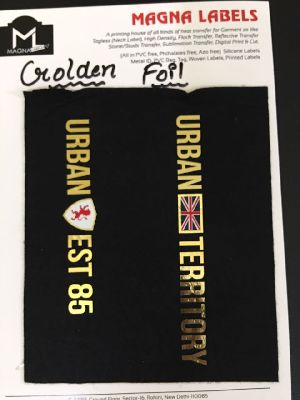 Golden Foil Label