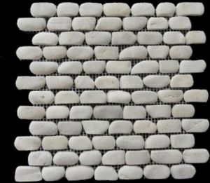 WHITE STRIP PEBBLES