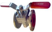 SS Body Plug Valve Flanged End