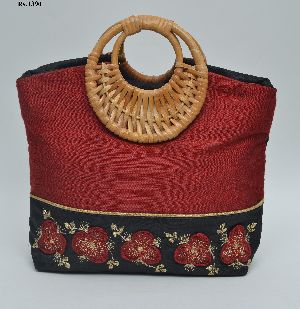 NHSC- 039 ( coral silk hand bags)