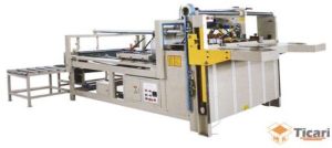 semi auto gluer machine