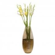 Global Glory Pumpkin Gold Vase