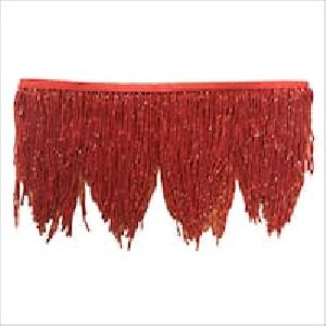 Red Jhalar Laces