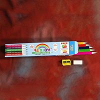Rainbow Velvet Pencil