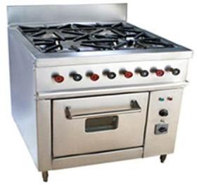 Burner Range With Oven