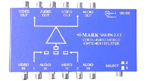 2 Way Video-Audio Stereo Switcher