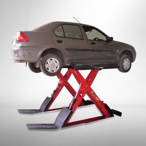 WHEELS FREE SCISSOR LIFT