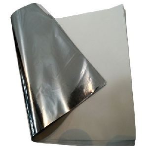 Silver Laminated Paper Sheet
