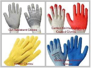 CUT RESISTANT GLOVES LATEX COATED