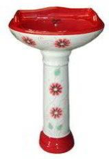 Printed Pedestal Wash Basin