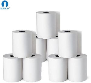 Rukav Billing Machine Thermal Paper Roll with 55 GSM (79 mm x 30 Meter) Pack of 30