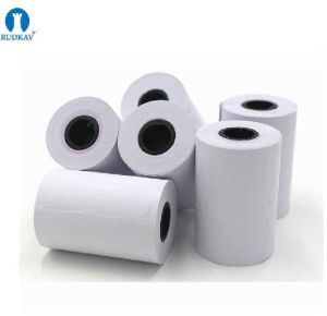 Rudkav Billing Machine Thermal Paper Roll with 55 GSM (79 mm x 40 Meter) Pack of 20