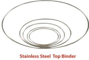 STAINLESS STEEL TOP BINDER