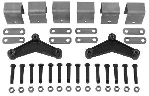 Tandem axle trailer hanger kit