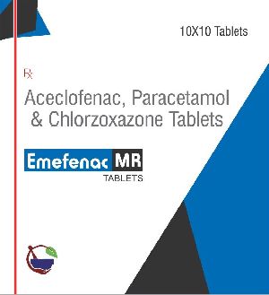 Acelofenac Paracetamol Chloroxazone 250 mg