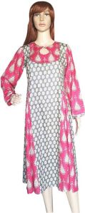 Rayon Prineted Kurtis