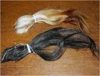 washed cattle tail hair