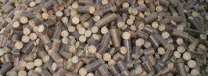 Industrial purpose biomass briquettes