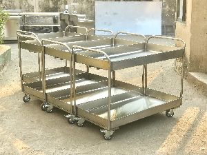 Stainless Steel Utility Trolley