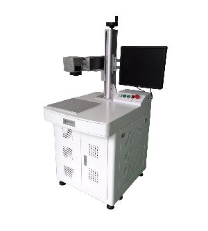 Pedestal Fiber Laser Marking Machine