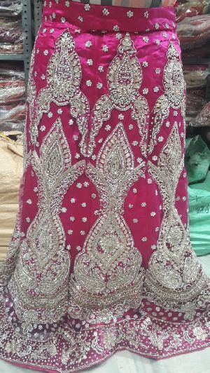 MATERIAL WORK LEHENGA