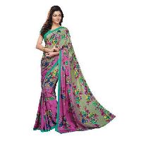 designer printed saree