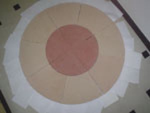 Landscaping Circular Tiles