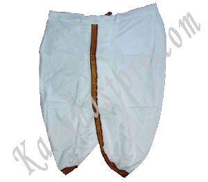 White Ready-Made Trouser Dhoti