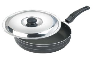 FRY PAN WITH SS LID