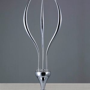 3 Light Polished Chrome Table Lamp