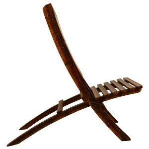 Wooden Ethnic Folding Chair