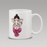 Pink Abstract Ganesh Mug