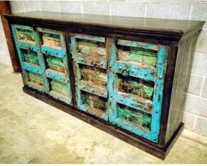 WOODEN OLD DOOR SIDE BOARD