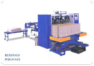 Semi Auto Box Gluer and Stitcher Machine