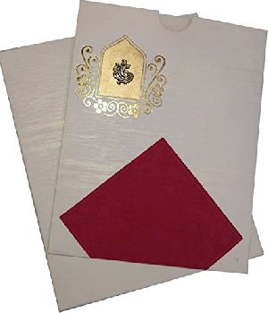 Carry Bag Wedding Card