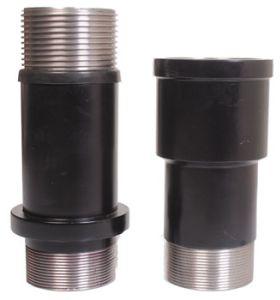 Stainless Steel Nipples Black Adapter