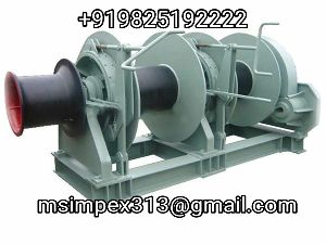 Double Drum Hydraulic Winch