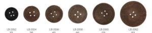 SPLIT SUEDE LEATHER BUTTON