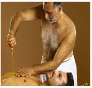 Pizhichil Oil Bath Therapy