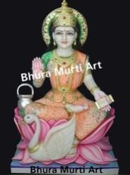 White Marble Mata Gayatri Statue