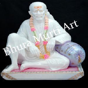 White Marble Shirdi Sai Baba Statue