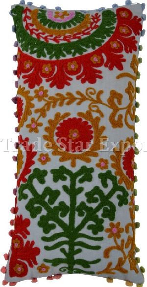 Indian Embroidery Home Decor Pillow Cover