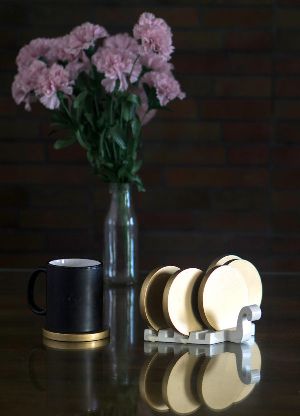 Swan Shaped Tea Coasters
