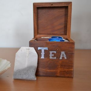 Wooden Tea Bag Box