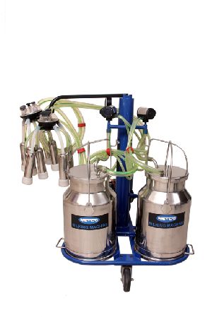 Double Bucket Electrical Milking Machine